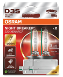 Osram Night Breaker 220 Xenarc D3S +220% (2 stk.)